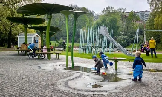 Playground in Gothenburg.
