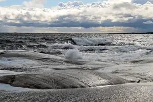 Vågor på havet.
