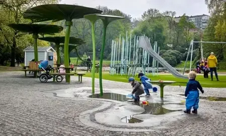 Playground in Gothenburg.