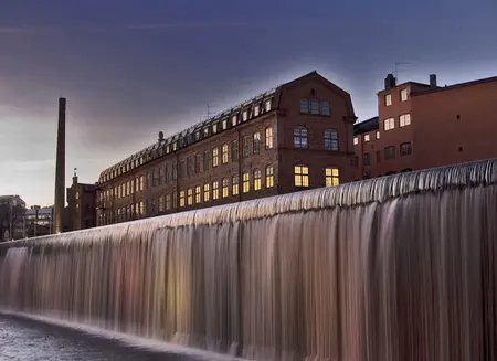 Vattenfallet i Norrköping.