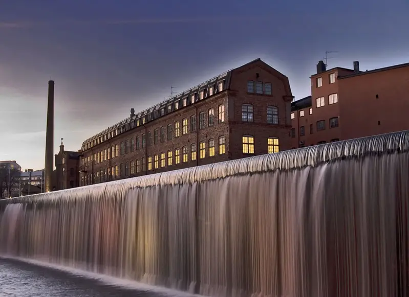 Vattenfallet i Norrköping.