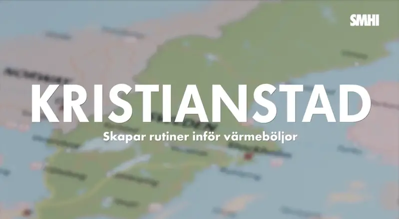 "KRISTIANSTAD - Skapar rutiner för värmeböljor"