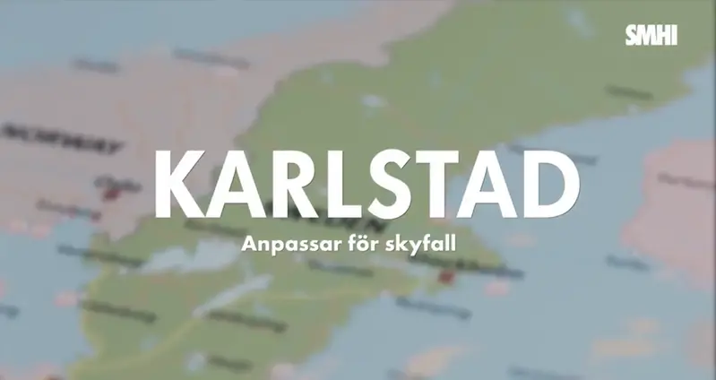 "KARLSTAD - anpassar för skyfall"